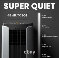 Tosot 8000 BTU Quiet Portable Air Conditioner Dehumidifier Fan W Remote DI64