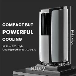 Tosot Air Conditioner Quiet Black Portable Remote Control Built-In Dehumidifier