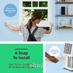 Vremi 14000 BTU Portable Air Conditioner with Heat Function LED Display