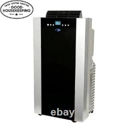 Whynter Air Conditioner Dehumidifier Portable 14000 Btu Dual Hose Remote Control