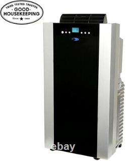 Whynter Portable Air Conditioner 14000 BTU Dual Hose 3 Speed Dehumidifier Remote