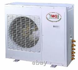 YMGI 3 Ton Tri Zone Ductless Mini Split Air Conditioner with Heat Pump 21 SEER