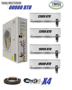 YMGI 60000 BTU 5 Ton Ductless Mini Split Air Conditioner Heat Pump indoor Jan
