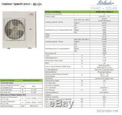 YMGI 60000 BTU Four Zone Ductless Mini Split Air Conditioner with Heat Pump