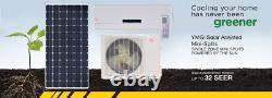 YMGI Solar Assist 12000 BTU Ductless Mini Split Air Conditioner Heat Pump wPanel