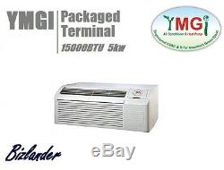 Ymgi 15000 Btu Packaged Terminal Air Conditioner 208-230v With 5kw Heater