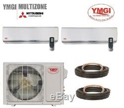 Ymgi 30000btu12000 18000 Dual Zone Ductless Mini Split Air Conditioner Ac
