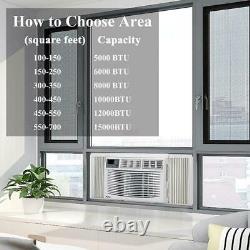 Zokop 12,000BTU Window Air Conditioner Cooling Dehumidifier Fan 3 In 1 Home