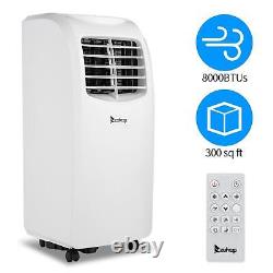 Zokop Home 9000BTU (5700BTU CEC) Portable Air Conditioner Dehumidifier Fan White