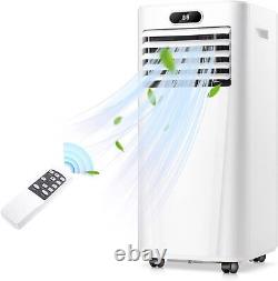 10000btu Climatiseur De Sol Portable Blanc Smart Ac Avec Déshumidificateur Et Application Ventilateur
