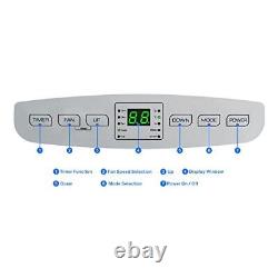 12000 Btu Climatiseur Portable Refroidisseur Et Déshumidificateur De Chaleur Ventilateur A/c + Télécommande