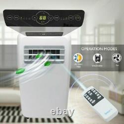 12 000 Btu Climatiseur Portable Cool & Heat, Déshumidificateur A/c Ventilateur + Télécommande