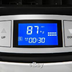 14000 Btu Portable A / C Chauffage Climatiseur Dehumidifier LCD Ventilateur Avec Télécommande