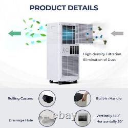 3-en-1 Air Cooler 10000 Btu Climatiseur Portable Avec Déshumidificateur Et Mode Ventilateur
