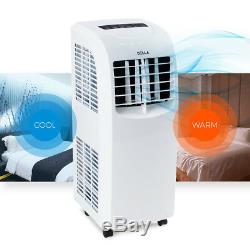 8000 Btu Climatiseur Portable De Refroidissement A / C Refroidir Ventilateur Intérieur Avec Télécommande, Blanc