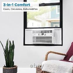 Climatiseur Fenêtre Midea 12 000 BTU, compatible avec Alexa, 550 pieds carrés