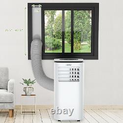 Climatiseur Portable 3 En 1 9000 Btu Air Cooler Avec Ventilateur Et Déshumidificateur Blanc