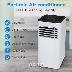 Climatiseur Portable 8000 Btu 3-en-1 Ventilateur De Déshumidificateur Ac Avec La Maison