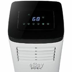 Climatiseur Portable Ventilateur Déshumidificateur, 8000 Btu 3-en-1 Ac, Installation Facile