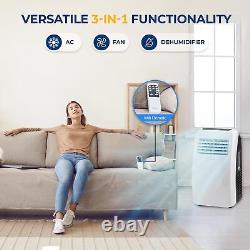 Climatiseur SereneLife 3 en 1 de 8 000 BTU avec fonction déshumidificateur intégrée