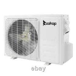 Climatiseur à mini-split Zokop 4-en-1 12000 BTU Pompe à chaleur Télécommande 19 Seer Nouveau