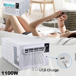 Climatiseur de fenêtre 1100W R290 réfrigérant Mode ventilateur et déshumidificateur + télécommande