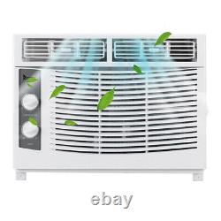 Climatiseur de fenêtre 3-en-1 de 5 000 BTU, unité de climatisation de fenêtre refroidissant jusqu'à 200 pieds carrés