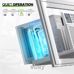 Climatiseur de fenêtre 8 000 BTU avec déshumidificateur 6 modes et unité AC ultra silencieuse avec télécommande