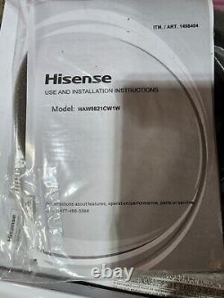 Climatiseur de fenêtre Hisense HAW0821CW1W 8000 BTU 115V