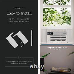 Climatiseur fenêtre HOmeLabs avec mode éco, panneau LED et télécommande