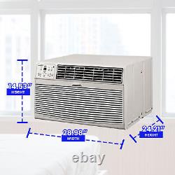 Climatiseur mural HomePointe 8000 BTU avec télécommande et panneau numérique