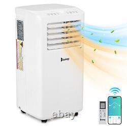 Climatiseur portable 10000 BTU avec ventilateur, chauffage et déshumidificateur pour 350 pieds carrés.