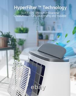Climatiseur portable 14000 BTU AC unité refroidisseur ventilateur déshumidificateur 750 pieds carrés