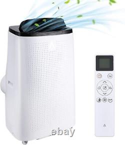 Climatiseur portable 14000 BTU avec déshumidificateur, ventilateur et télécommande 110V