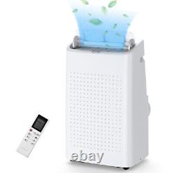 Climatiseur portable 15000 BTU 3-en-1 avec unité AC silencieuse, ventilateur et déshumidificateur