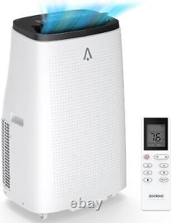 Climatiseur portable 3-en-1 de 14000 BTU refroidisseur, déshumidificateur, ventilateur AC + télécommande