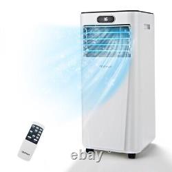 Climatiseur portable 4-en-1 de 10000 BTU avec affichage LED, déshumidificateur et mode ventilateur