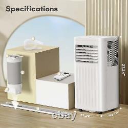 Climatiseur portable 5 000 BTU, déshumidificateur, ventilateur, 3 en 1 AC avec minuterie de 24 heures