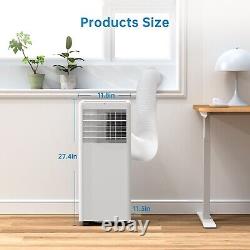 Climatiseur portable 8000Btus avec mode déshumidificateur/ventilateur/sommeil/télécommande