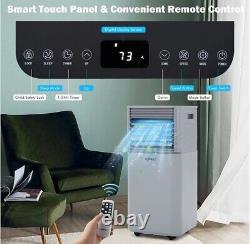 Climatiseur portable Costway ASHRAE 3-en-1 avec déshumidificateur