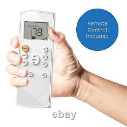 Climatiseur portable HOmelabs 14000 BTU (8600 BTU DOE) Unité de climatisation silencieuse, blanche