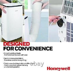 Climatiseur portable Honeywell de 10 000 BTU avec déshumidificateur et ventilateur avec télécommande