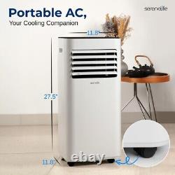 Climatiseur portable SereneLife - Capacité de refroidissement de 10000 BTU (ASHRAE) Compact