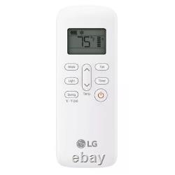 Climatiseur portable blanc LG 7000 BTU 115V avec déflection de l'air à 2 voies