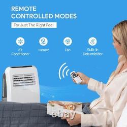 Climatiseur portable compact pour la maison SereneLife, unité de refroidissement AC, fonctionnement silencieux
