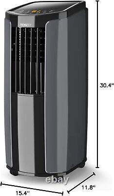 Climatiseur portable de 10 000 Btu avec télécommande, déshumidificateur intégré et ventilateur rafraîchissant