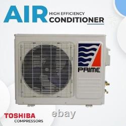 Climatiseur sans conduits à inverseur 12000 BTU Mini Split 17,6 SEER2 avec pompe à chaleur 220V