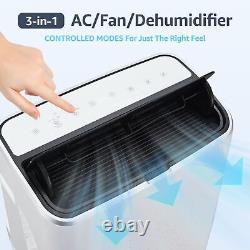 Climatiseurs portables 14 000 BTU pour la maison - Unités AC/Fan/Déshumidificateur 3-en-1