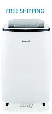 Honeywell 10 000 Btu Portable Ac Avec Déshumidificateur En Blanc Et Noir