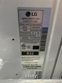 Lg Lw2217ivsm 22000btu Dual Inverter Fenêtre Climatiseur Blanc
